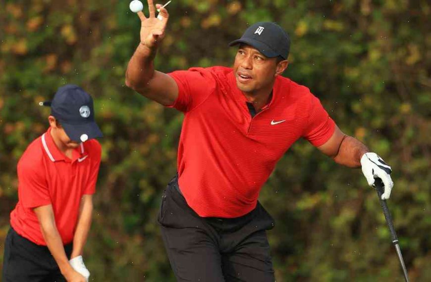 Tiger Woods said he wants his four children to be proud of him as much as himself